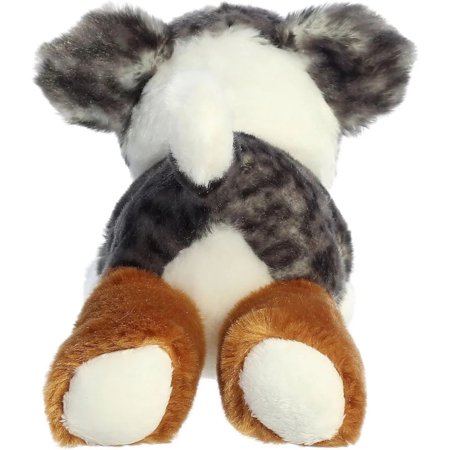 Aurora - Small Multicolor Mini Flopsie - 8" Australian Shepherd - Adorable Stuffed Animal