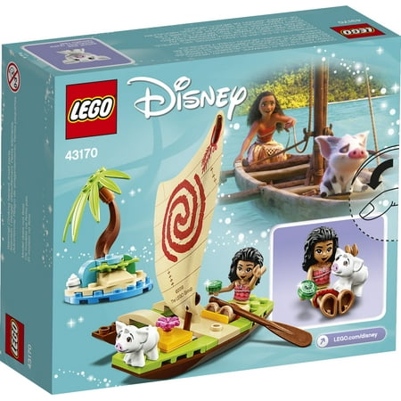 LEGO Disney Moana's Ocean Adventure 43170 Toy Building Kit (46 Pieces)