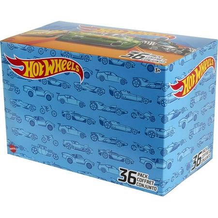 Hot Wheels 1:64 Scale Toy Cars & Trucks, 36-Pack (Styles May Vary)