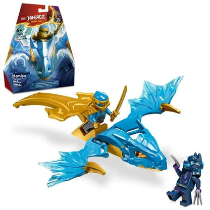 LEGO NINJAGO Nya’s Rising Dragon Strike Toy, Ninja Action Figure Playset with Nya Minifigure, Building Ninja Battle Set for Kids, Gift Idea for Boys and Girls Ages 6 Years Old and Up, 71802