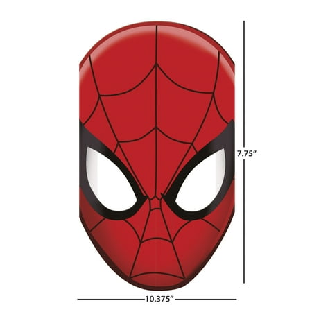 Spiderman Paper Party Masks, 8ct