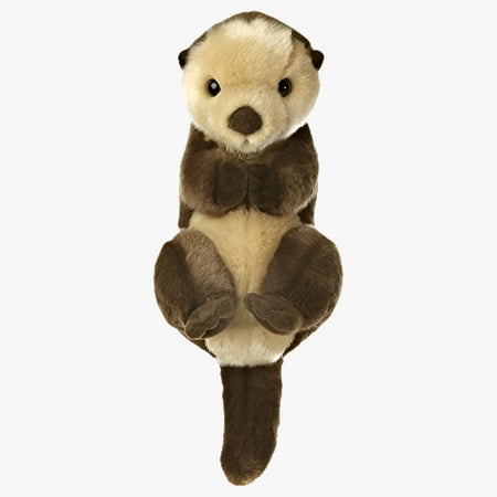 Aurora - Medium Brown Miyoni - 10" Sea Otter - Realistic Stuffed Animal