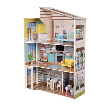 Olivia's Little World - Dreamland Mediterranean Doll House - Multi-color