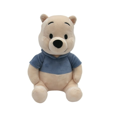 Disney Baby Forever Pooh Beige/Blue Bear Plush – Winnie the Pooh by Lambs & Ivy