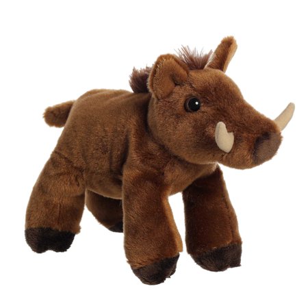 Aurora - Small Brown Mini Flopsie - 8" Willis Warthog - Adorable Stuffed Animal