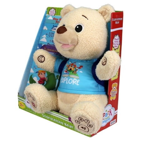 Spark Create Imagine Interactive Learning Bear, Recites 8 Stories, Sings 6 Songs, Baby and Toddler Toys