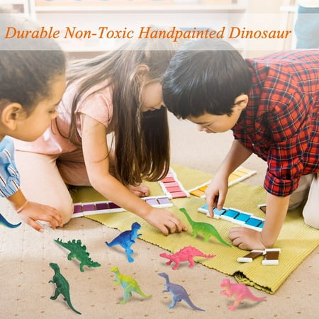 OOTSR 24 Pack Dinosaur Toy, Educational Combination of Realistic Dino Figure for Cool Boys Girls Birthday Party Favors