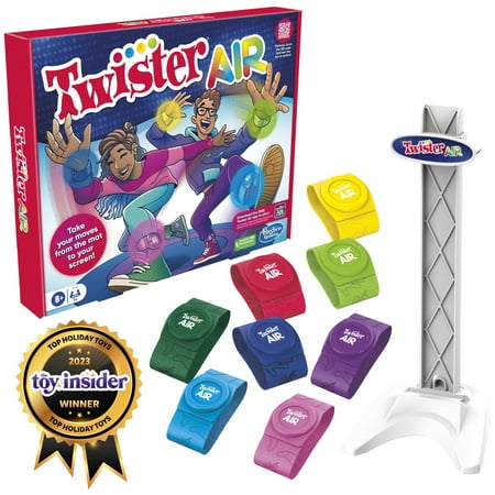 Twister Air Game for Kids, Family Game with AR App Links to Smart Device, Christmas Gifts for Kids, Ages 8+