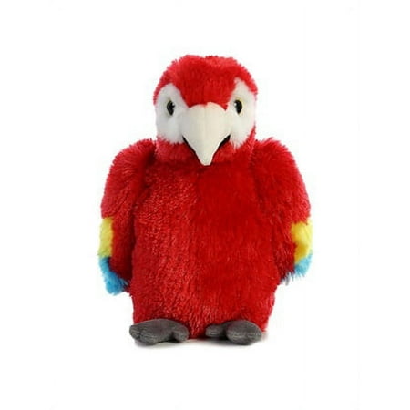 Aurora - Small Red Mini Flopsie - 8" Scarlet Macaw - Adorable Stuffed Animal