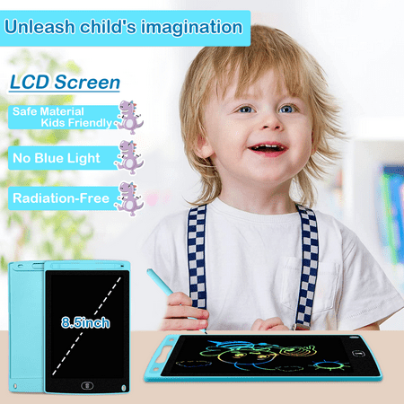 Adofi 8.5-inch LCD Writing Tablet for Kids, Etch a Sketch Writing Board for Kids, Toy for 1 2 3 Year Old Boys Girls, Christmas Gifts for 2 3 4 5 6 7 8 Years Old Girls Boys, Electronics Drawing Board