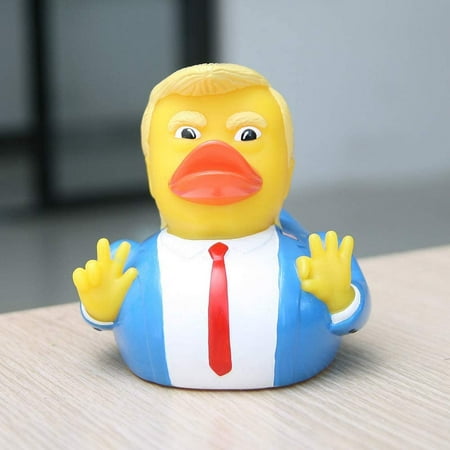 1PCS Trump Rubber Duck Bath Toy Shower Water Floating US President Baby Toy Water Toy Shower Duck Child Bath Float