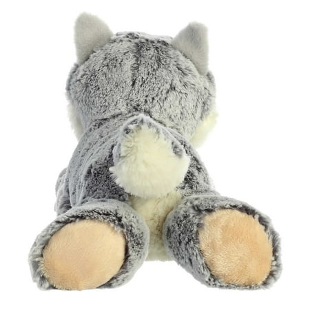 Aurora - Medium Gray Flopsie - 12" Winter Wolf - Adorable Stuffed Animal