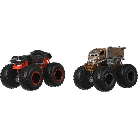 Hot Wheels Monster Trucks Demolition Doubles, Set of 2 Toy Trucks (Styles May Vary)