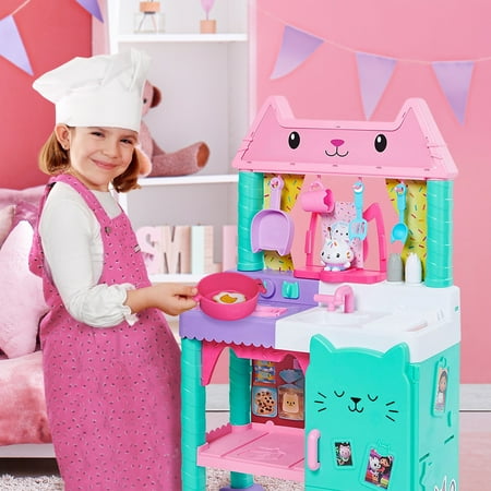 Gabby’s Dollhouse, Interactive Cakey Play Kitchen Set, for Kids Ages 3+