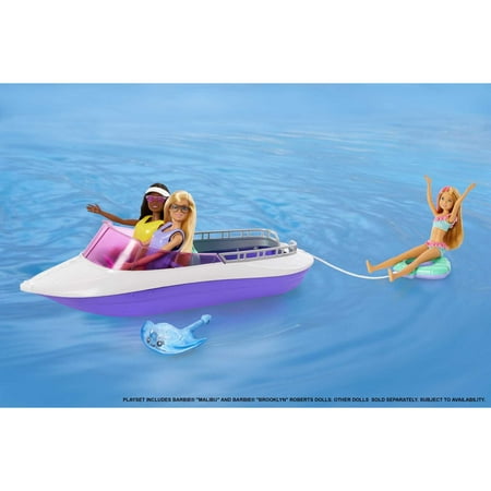 Barbie Mermaid Power Dolls & Boat Playset, Toy For 3 Year Olds & Up