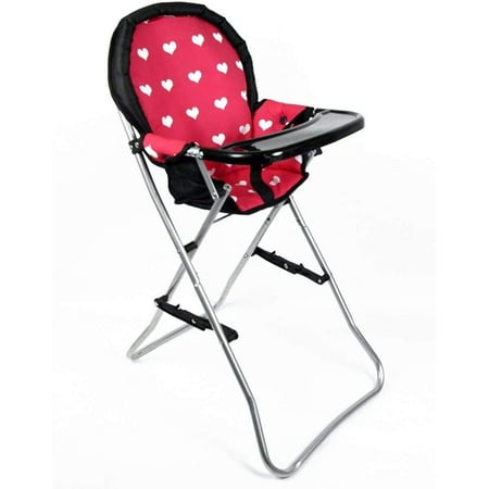 The New York Doll Collection High Chair, Bouncer and Pack N Play Doll Accessories, 3 Pieces