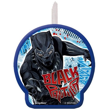 Black Panther Cake Candle (1ct)