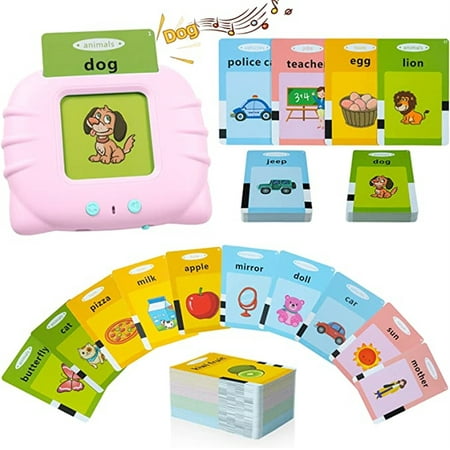 ZHANGHENG Talking Flash Cards Learning Toys for Toddlers 2-3 Year Old Girls, Preschool Learning Toys for 2 Year Olds , 2 Year Old Girl Educational Games, 224 Sight Words with Sound Effects