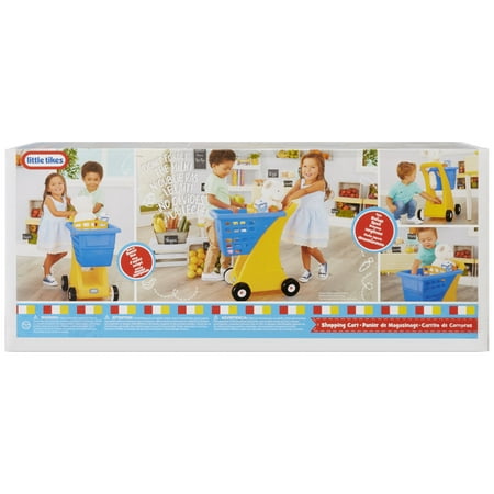 Little Tikes Shopping Cart-Yellow & Blue