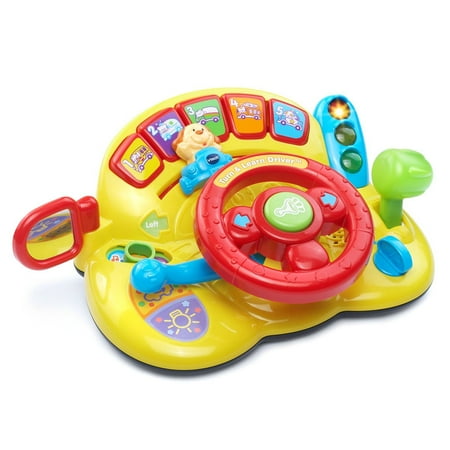 VTech Turn and Learn Driver (Frustration Free Packaging) Yellow Frustration-Free Packaging