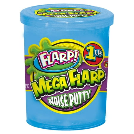 JA-RU Flarp Mega Flarp Noise Putty - 1 Pound Mega Value (Colors will Vary), Novelty Impulse Toys