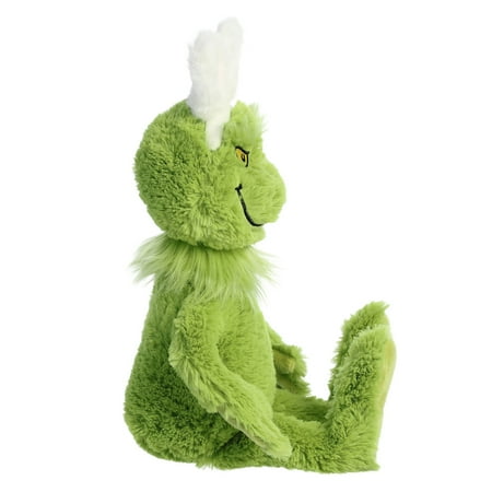 Aurora 15995 14 in. Whimsical Dr. Seuss Bunny Grinch Magical Storytelling Literary Inspiration Stuffed Animal Plush Toy, Green