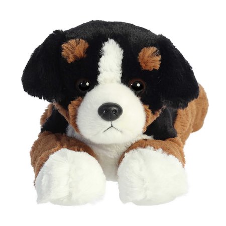 Aurora - Medium White Flopsie - 12" Bernie Mountain Dog - Adorable Stuffed Animal