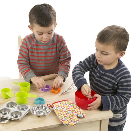 Melissa & Doug Baking Play Set (20 pcs) - Play Kitchen Accessories