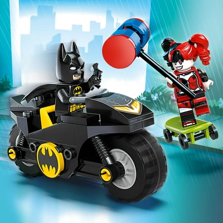 LEGO DC Batman versus Harley Quinn 76220, Superhero Action Figure Set with Skateboard and Motorcycle Toy for Kids, Boys and Girls Aged 4 Plus