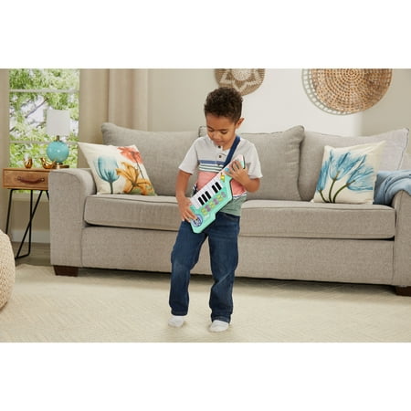 VTech Bluey Bluey's Keytar Bluey Bluey Toy Musical Instruments with Accessories Included, Baby and Toddler Toys