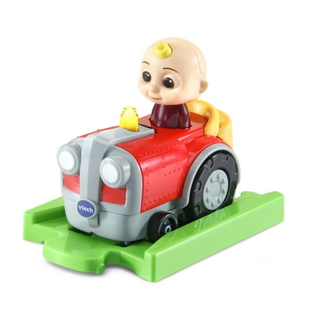 VTech CoComelon™ Go! Go! Smart Wheels® JJ's Tractor & Track JJ CoComelon Electronic Learning Systems with Accessories Included, Baby and Toddler Toys