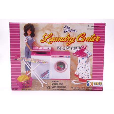 Gloria Laundry Center Room Play Set For Dollhouse Furniture By TKT