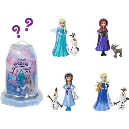 Disney Frozen Ice Reveal Surprise Small Doll with Ice Gel, Friend & Play Pieces (Dolls May Vary)