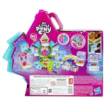 My Little Pony Mini World Magic Epic Mini Crystal Brighthouse Playset with 5 Mini Dolls