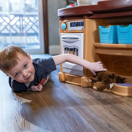 Step2 Fun With Friends Tan Toddler Plastic Kitchen Play Set