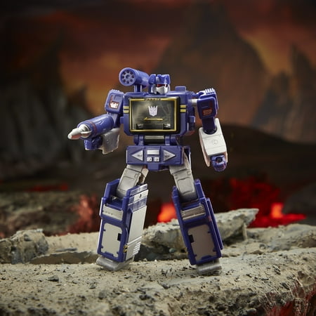 Transformers: Kingdom War for Cybertron Soundwave Kids Toy Action Figure for Boys and Girls (5”)