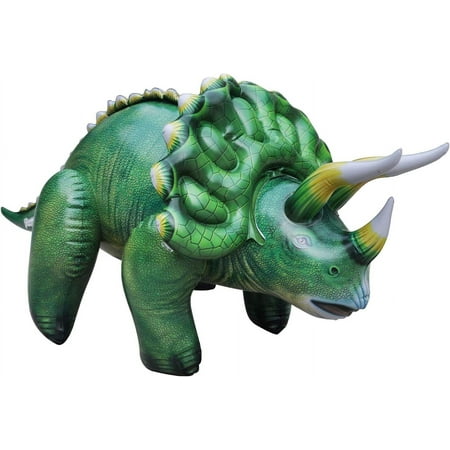 Triceratops Dinosaur Inflatable 43 inch for pool party decoration birthday gift kids and adults DI-TRI4 by Jet Creations