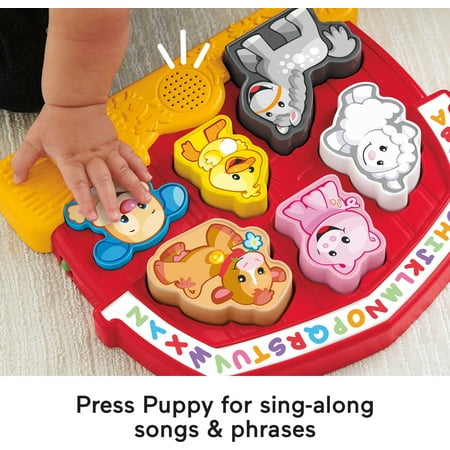 Fisher-Price Laugh & Learn Farm Animal Puzzle with 7 Different Songs