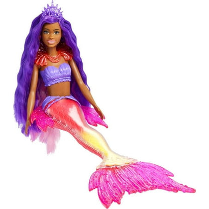 Barbie Mermaid Power "Brooklyn" Doll with Purple Hair, Seahorse Pet and Accessories