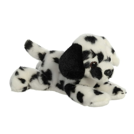 Aurora - Small White Mini Flopsie - 8" Dipper Dalmatian - Adorable Stuffed Animal