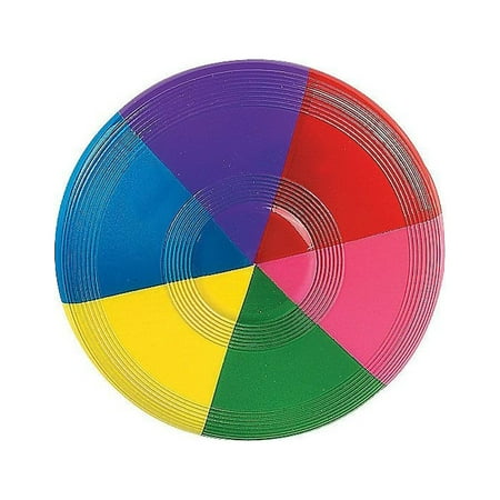 Mini Rainbow Flying Discs - Party Favors - 12 Pieces