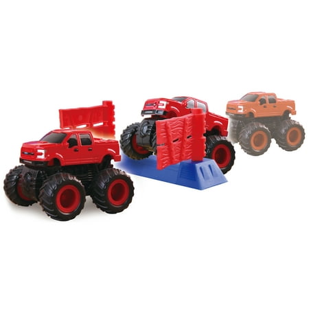 54pcs Monster Truck Mayhem Friction Play Set - 2pack Ford