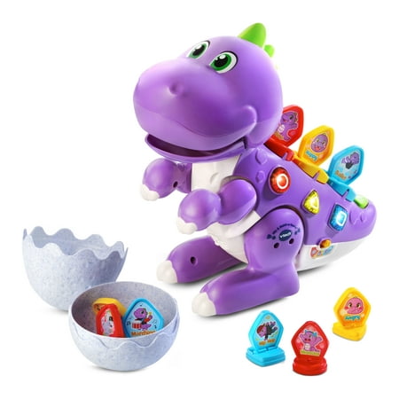 VTech Mix and Match-a-Saurus, Dinosaur Learning Toy for Kids, Purple