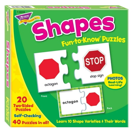 Trend Shapes Fun-to-Know® Puzzles