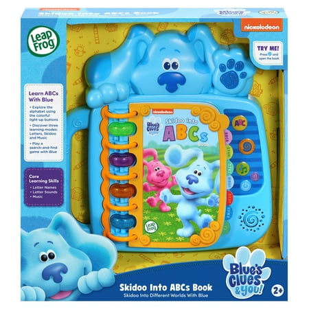 LeapFrog Blue’s Clues & You!™ Skidoo Into ABCs Book for Kids, Blue