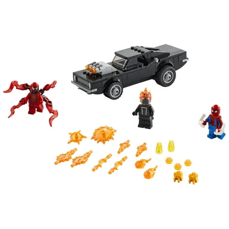 LEGO Marvel Spider-Man: Spider-Man and Ghost Rider vs. Carnage 76173 Collectible Building Toy (212 Pieces)