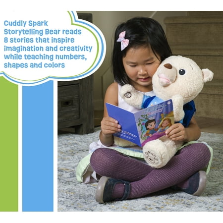 Spark Create Imagine Interactive Learning Bear, Recites 8 Stories, Sings 6 Songs, Baby and Toddler Toys