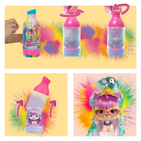 VIP Pets Colorboost - Includes Doll, 9 Surprises and 6 Accessories!