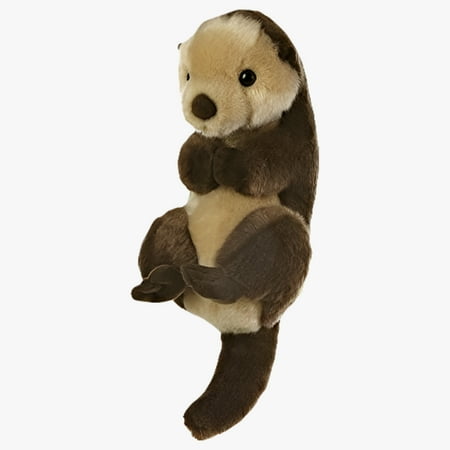 Aurora - Medium Brown Miyoni - 10" Sea Otter - Realistic Stuffed Animal