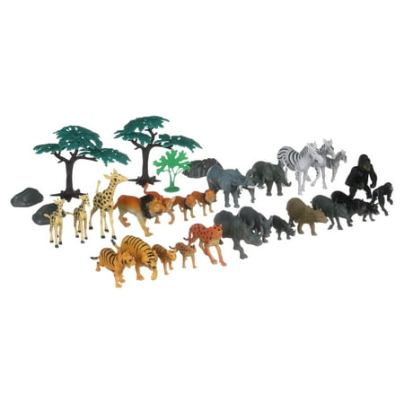 Adventure Force Safari Animals Bucket, 40 Pieces